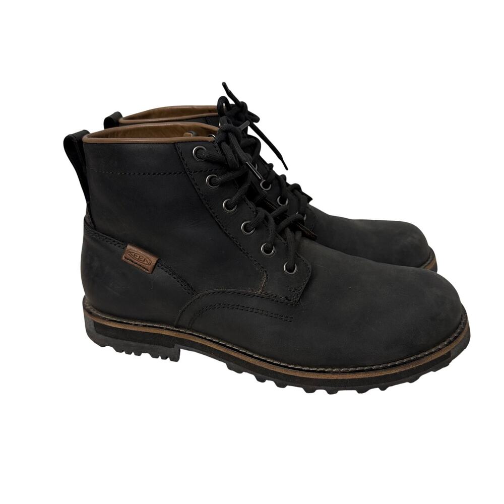 KEEN The 59 II Boots Mens Size 9.5 Black Nubuck Leather Ankle Lace Up